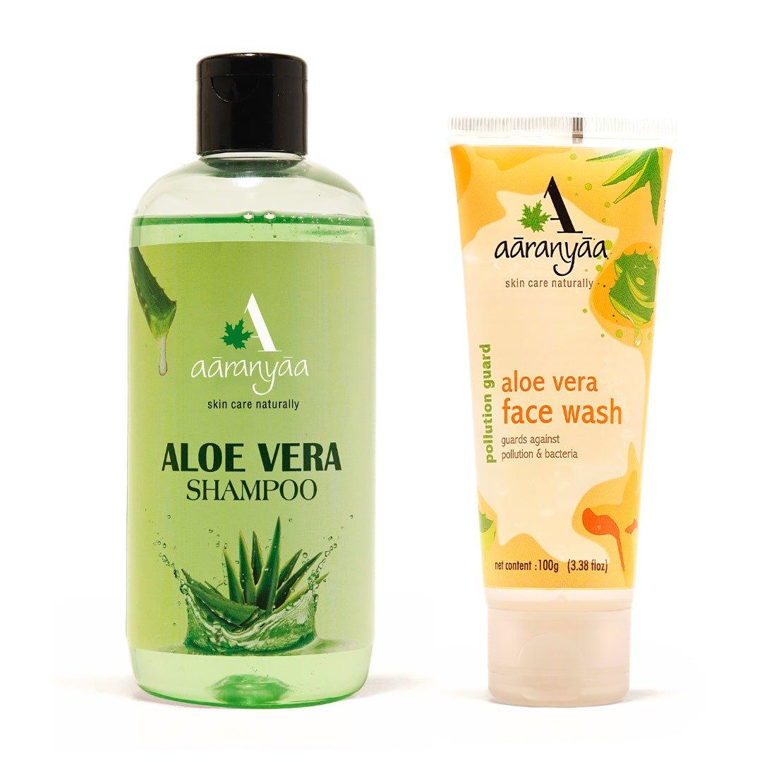 Aloe Vera Combo for Face & Hair - aaranyaa skincare