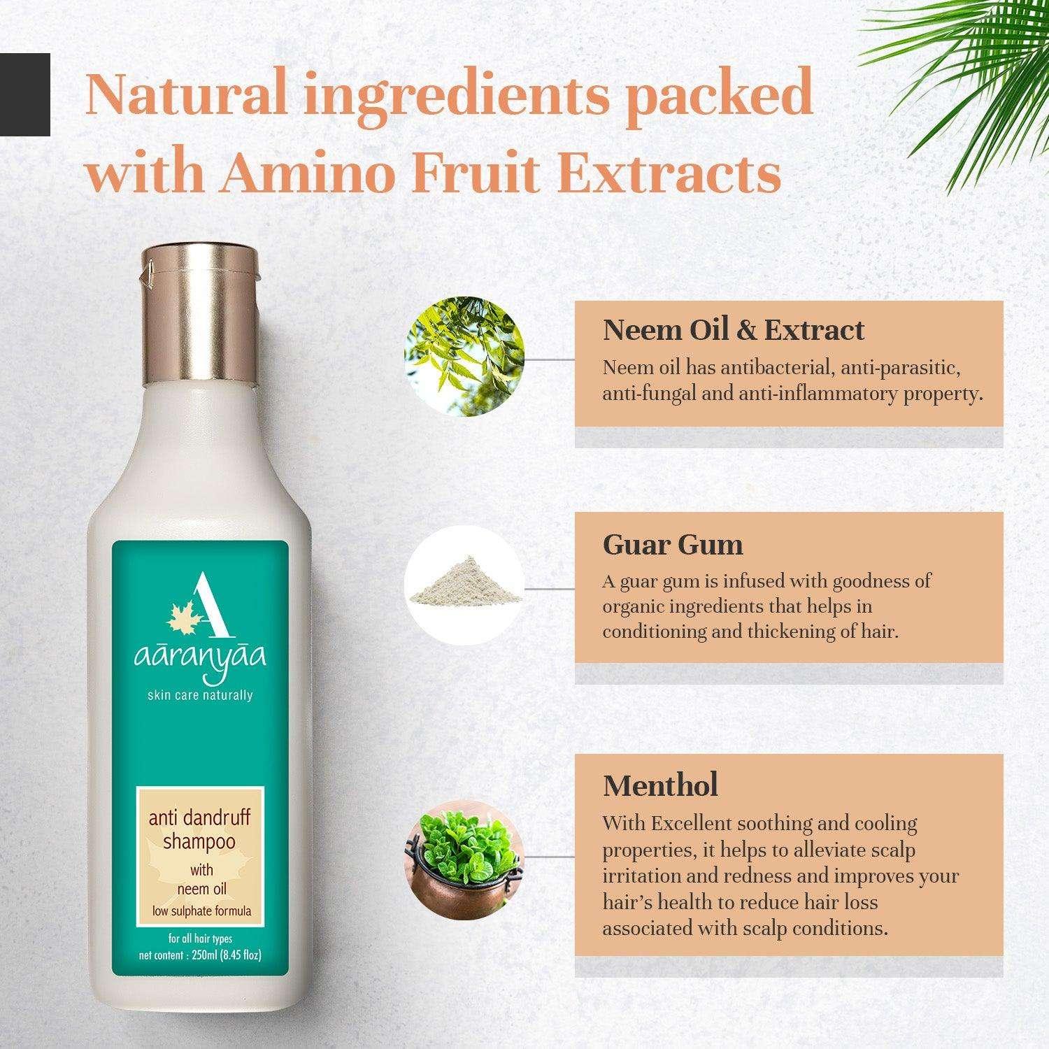 Anti Dandruff Shampoo Natural Ingredients