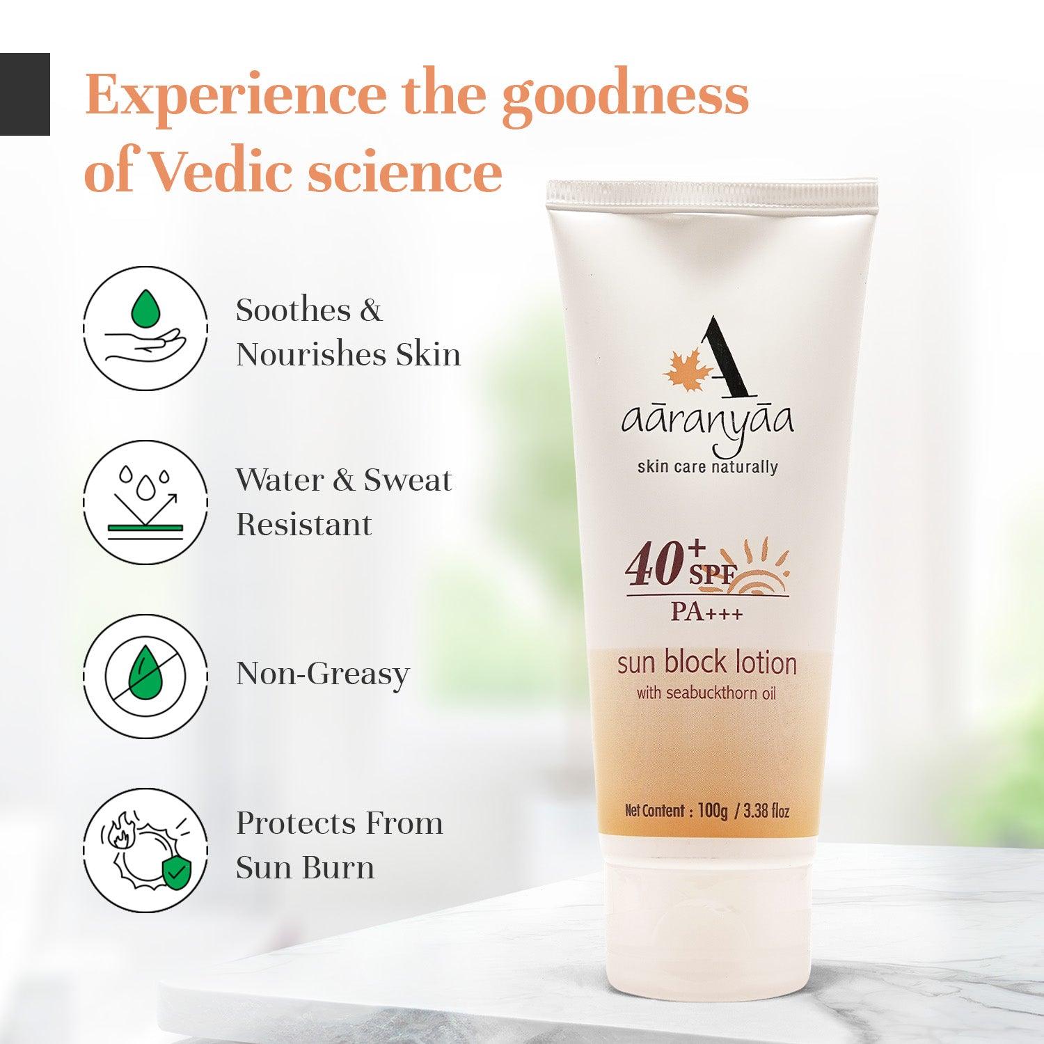 Sunblock Cream SPF 40 Goodness Vedic Science